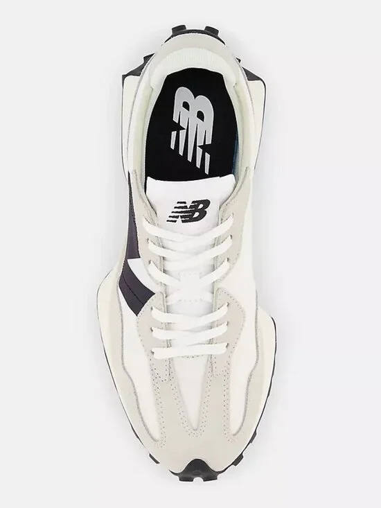 New Balance 327 Sea Salt with White & Black W7 - Picture 5 of 12